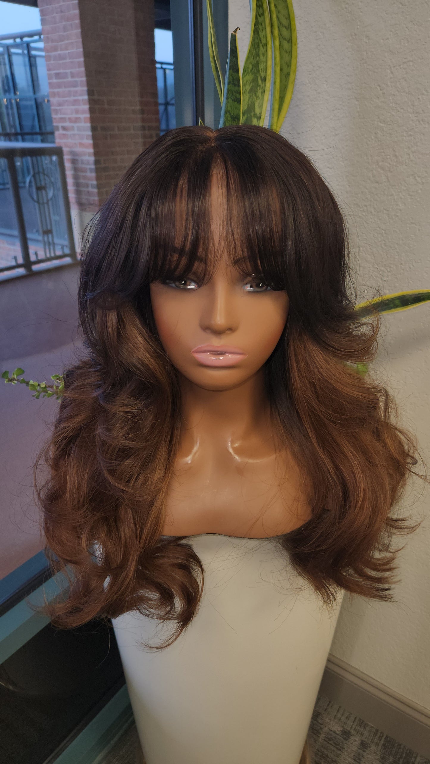 2x6 Lace Closure Fully Customized Chestnut Brown Glueless Wig