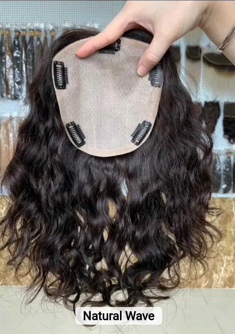 Silk skin Base Human Hair Topper