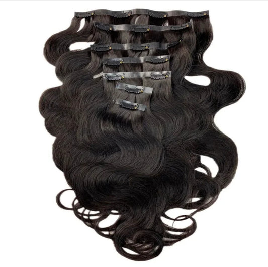 Body Wave Seamless Clip-ins